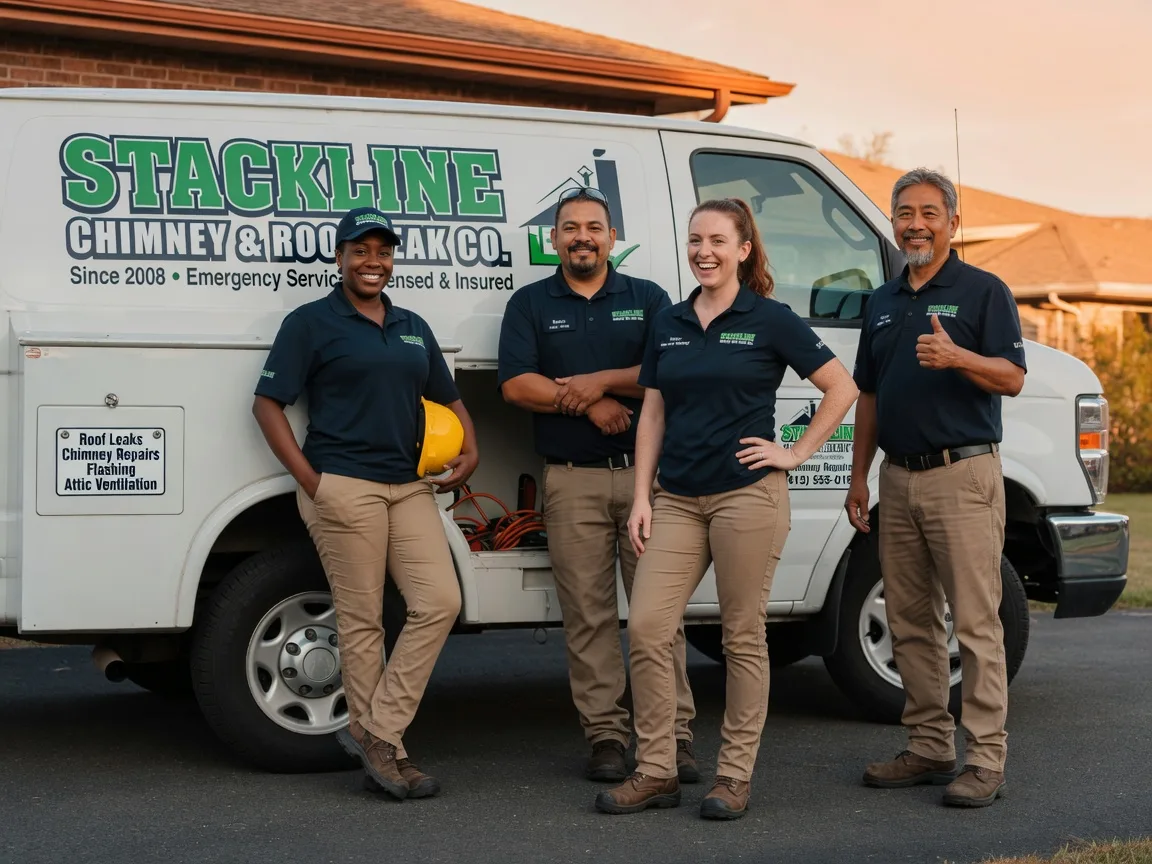 Chimney flashing repair company in Bethel, NC